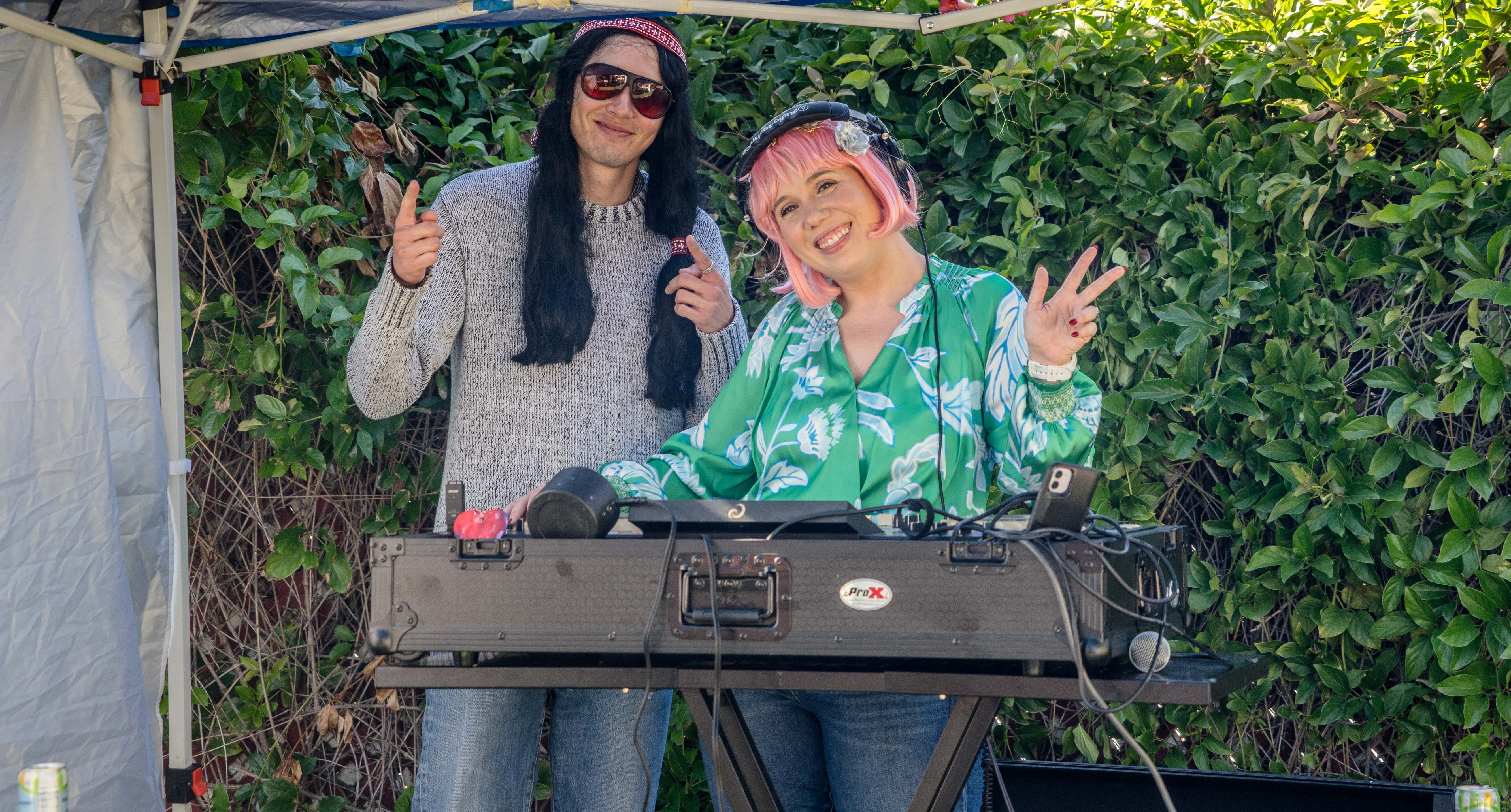 DJ performing at The Oasis