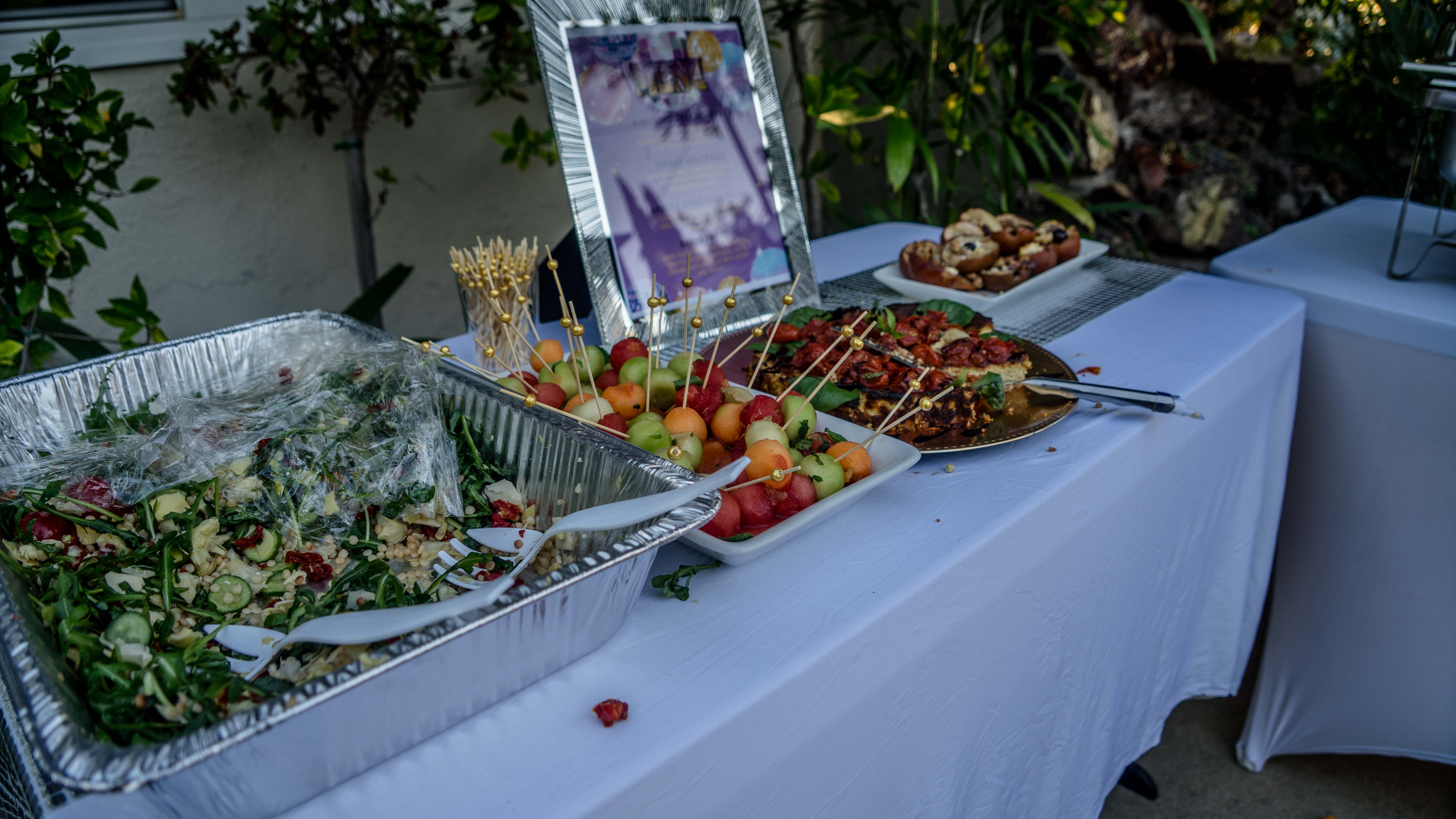 Full catering spread